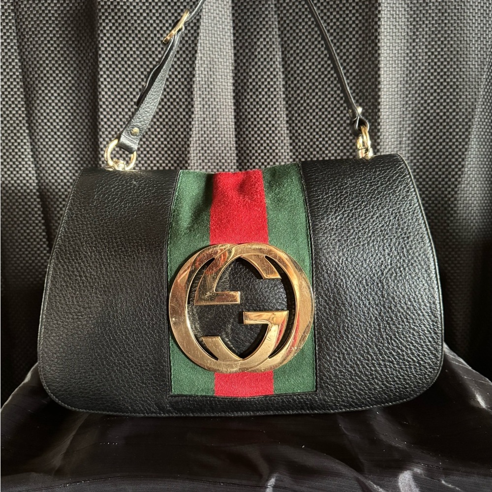 Authentic Gucci Web Blondie Line by Tom Ford shoulder bag